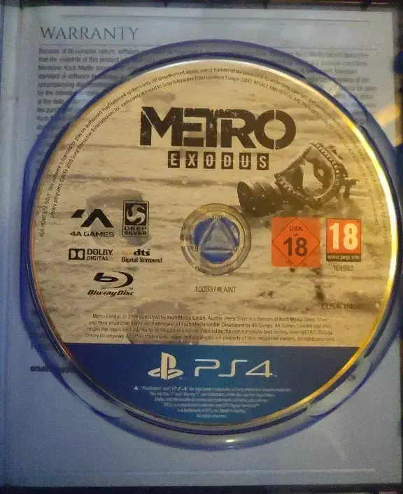 PS4 Game Metro Exodus|کنسول، بازی ویدئویی و آنلاین|تهران, ظفر|دیوار