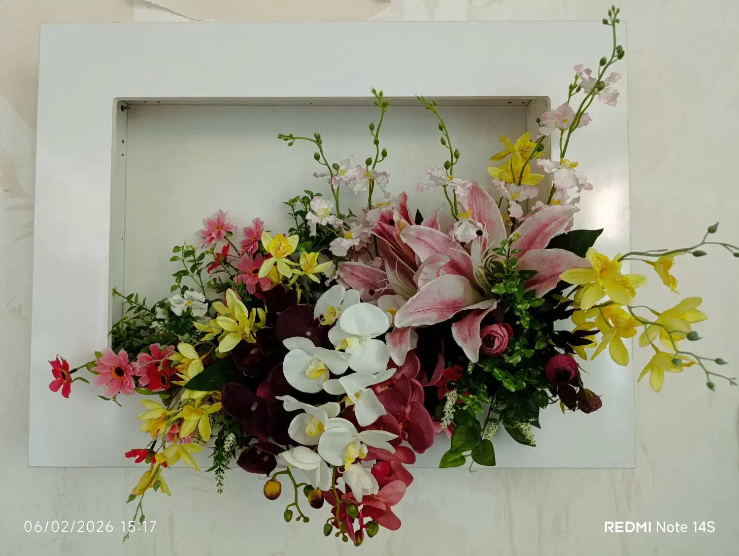 تابلو گل|گل مصنوعی|قم, شهرک قدس|دیوار