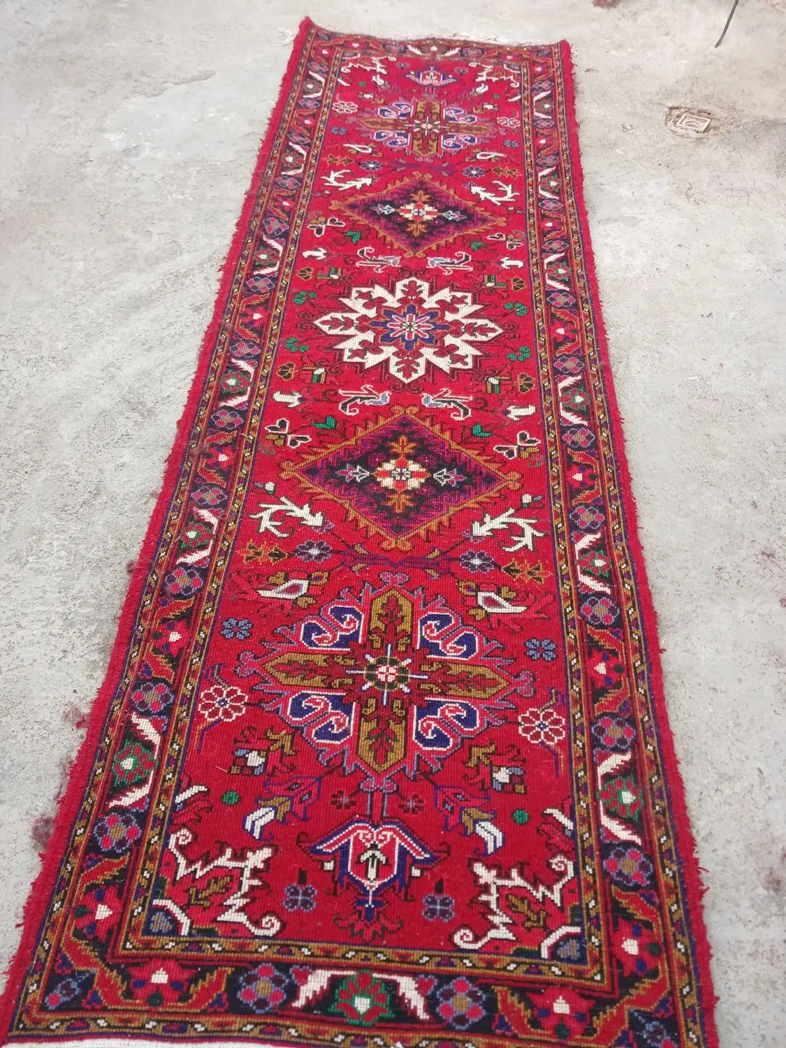 یک جفت ۳متری اعلا  پشم|فرش|اهر, |دیوار