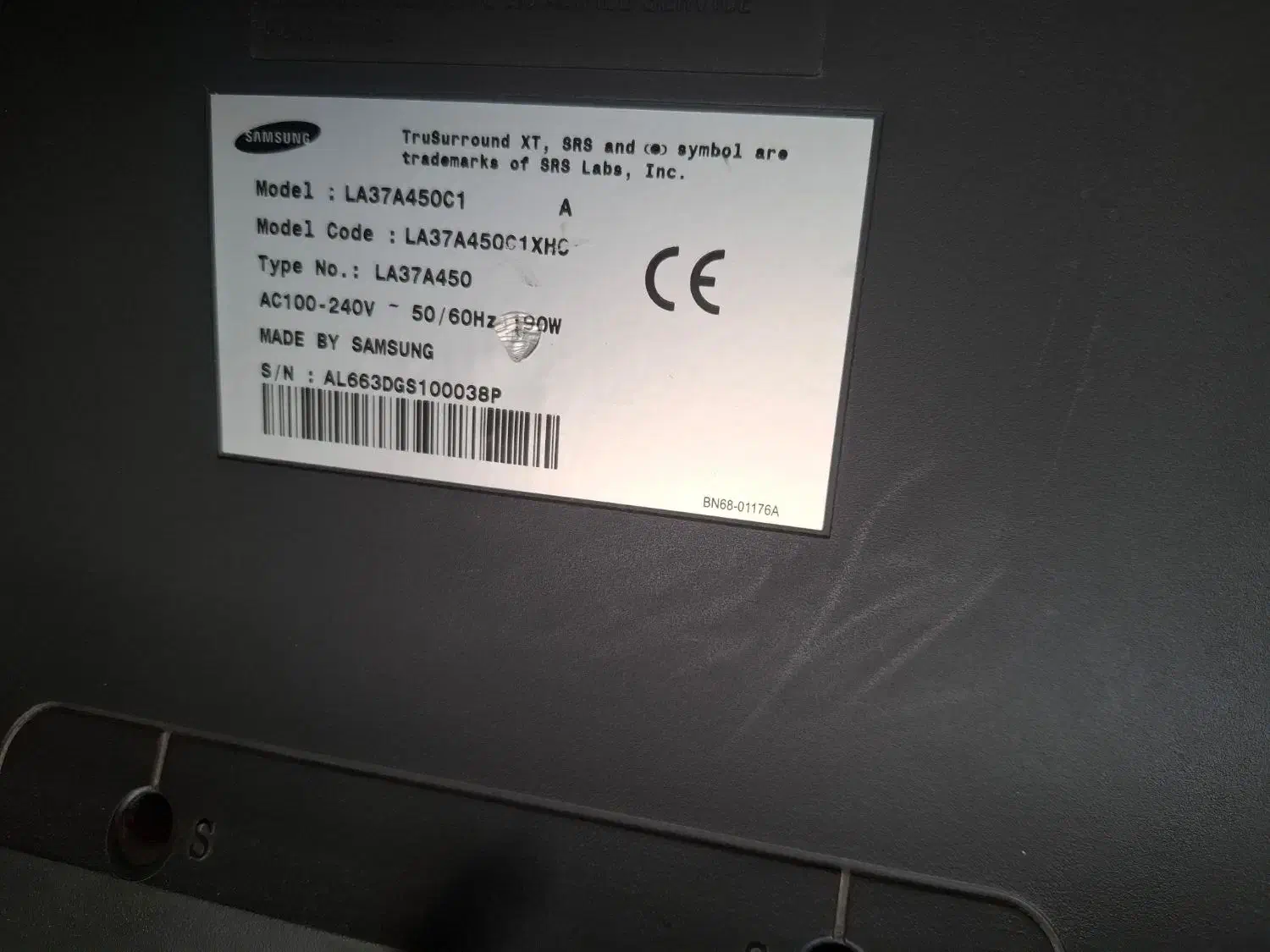 تلویزیون سامسونگ ۳۷ اینچ کم کار|تلویزیون و پروژکتور|شیراز, اصلاحنژاد|دیوار