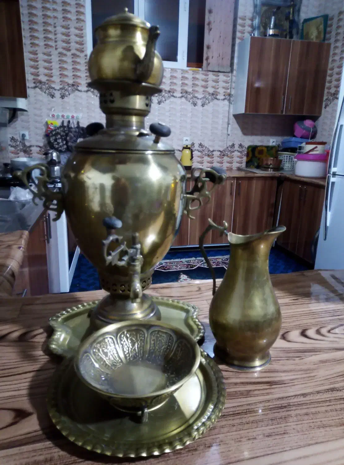 سماور برنجی|سماور، چای‌ساز، قهوه‌ساز|شهرکرد, |دیوار