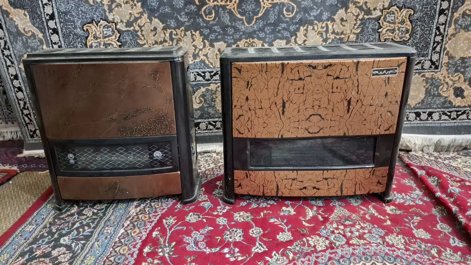 بخاری گازی آلیاژ سنگین وصحفه چدنی وپرحرات|بخاری، هیتر، شومینه|گنبد کاووس, |دیوار