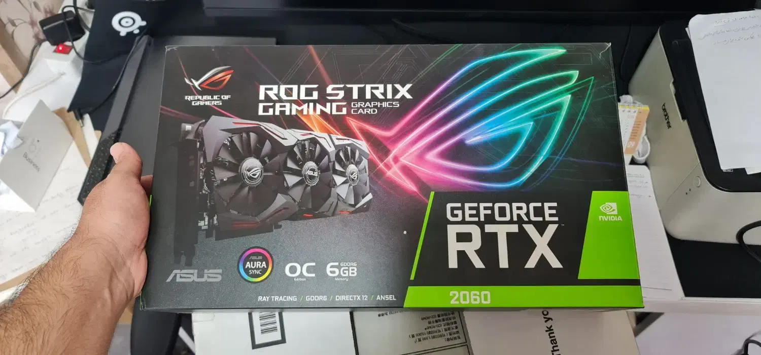کارت گرافیک 2060 ROG 6g|قطعات و لوازم جانبی رایانه|اصفهان, فرح آباد|دیوار
