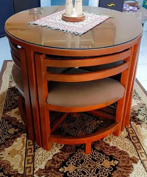 میز صبحانه خوری چهار نفره|میز و صندلی غذاخوری|رفسنجان, |دیوار