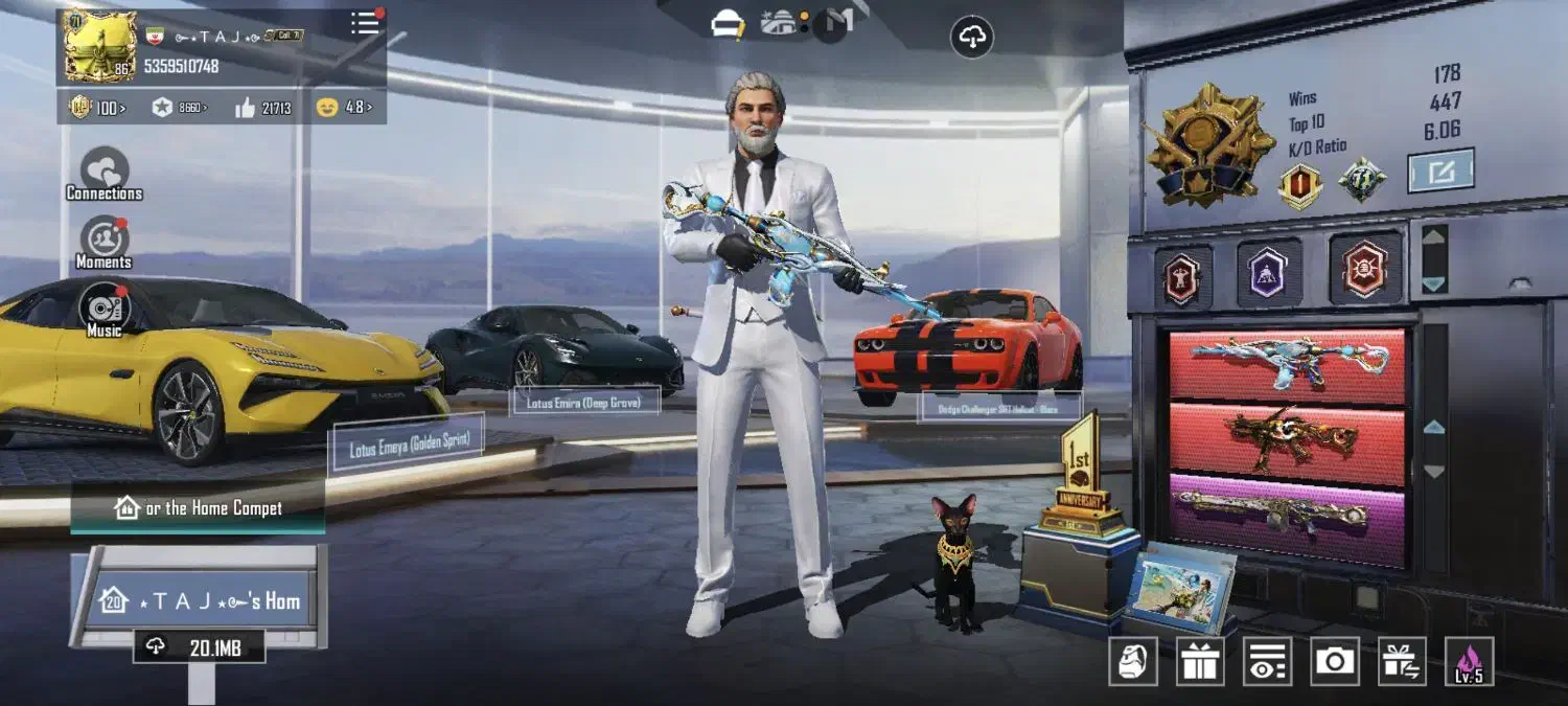 اکانت پابجی موبایل|کنسول، بازی ویدئویی و آنلاین|برازجان, |دیوار