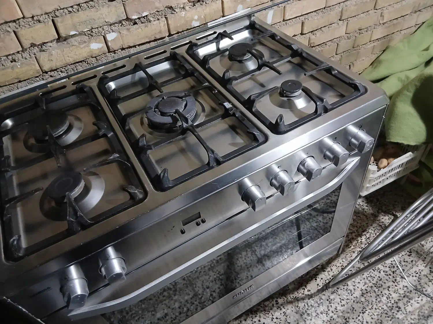 فرگاز تمام استیل اسنوا در حد نو|اجاق گاز و لوازم برقی پخت‌وپز|ایذه, |دیوار