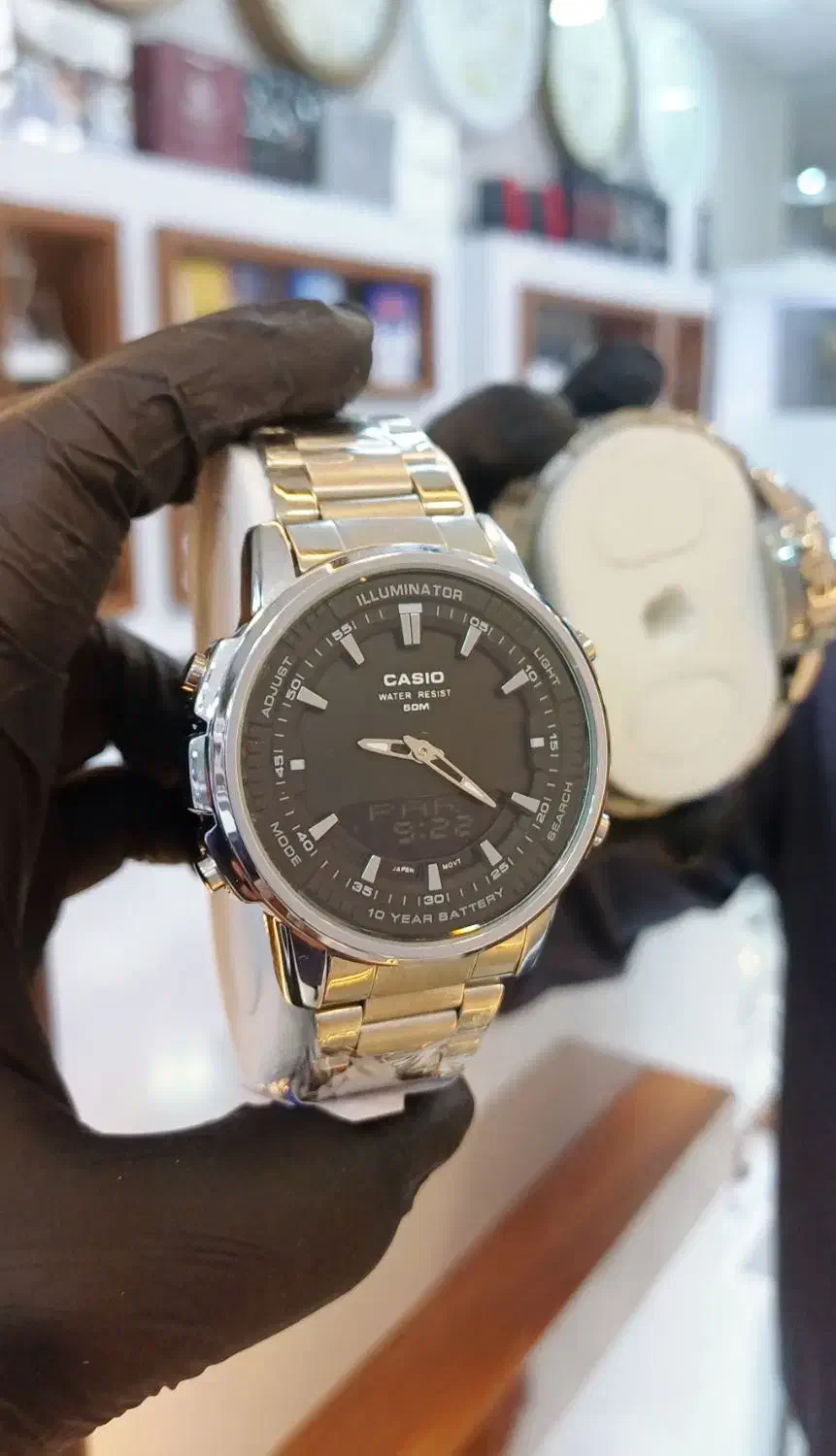 ساعت کاسیو دو زمانه فلزی|ساعت|مشهد, سپاد|دیوار