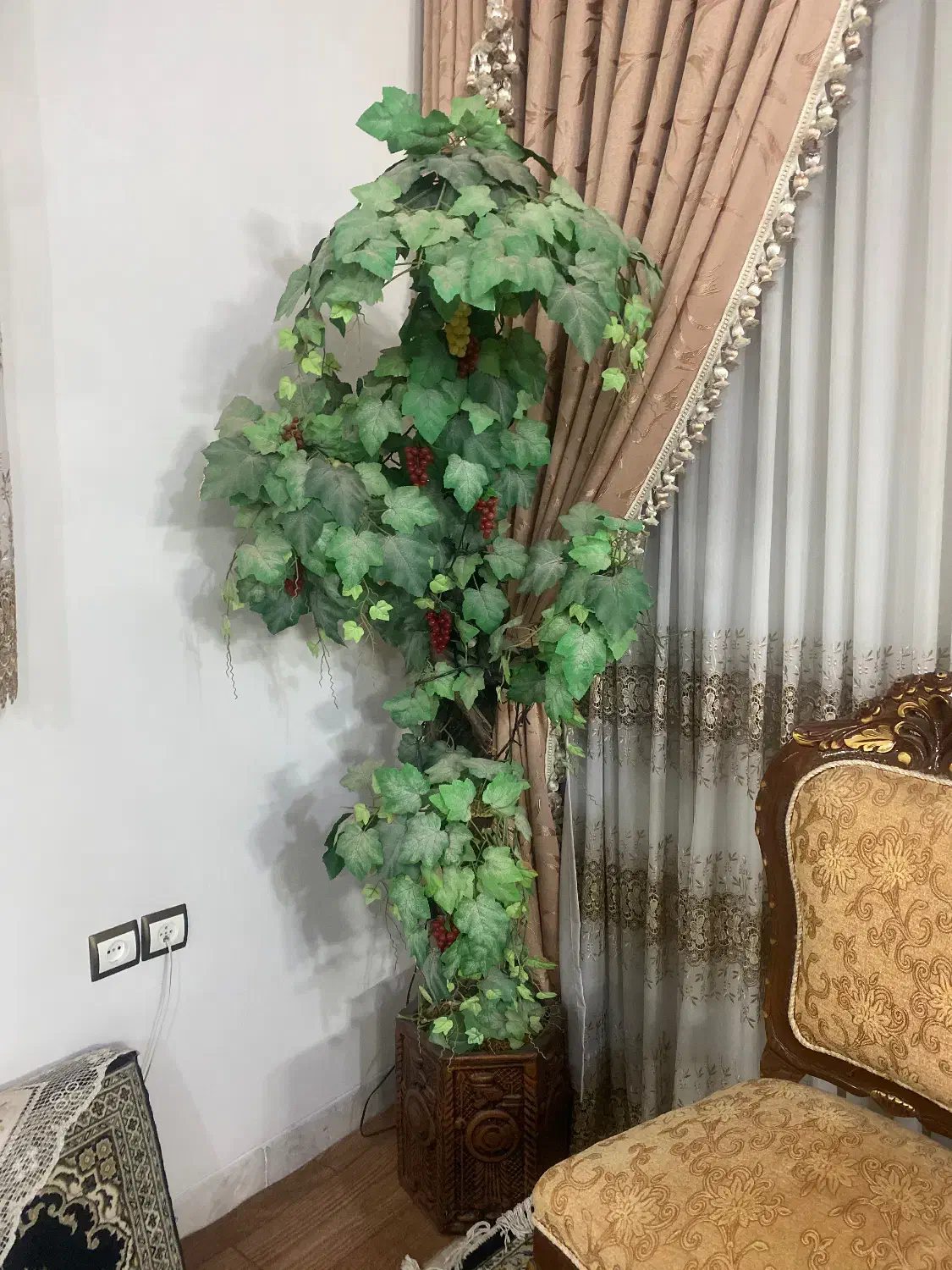 درختچه مصنوعی|گل مصنوعی|قم, مهدیه|دیوار