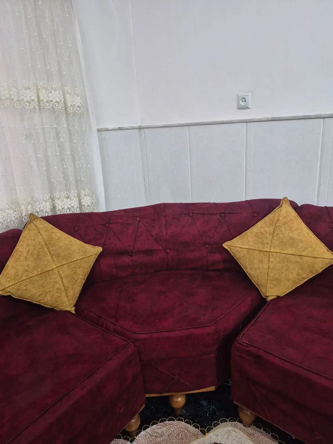 مبل ۷ نفره|مبلمان خانگی و میز عسلی|قم, قلعه کامکار|دیوار