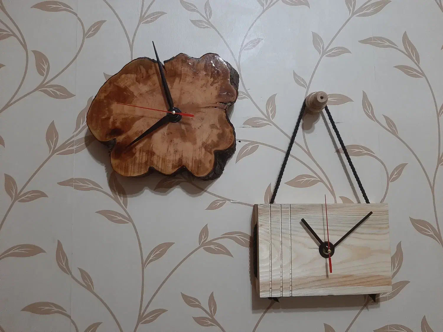 ساعت دیواری چوبی|ساعت دیواری و تزئینی|مشهد, ایثارگران|دیوار