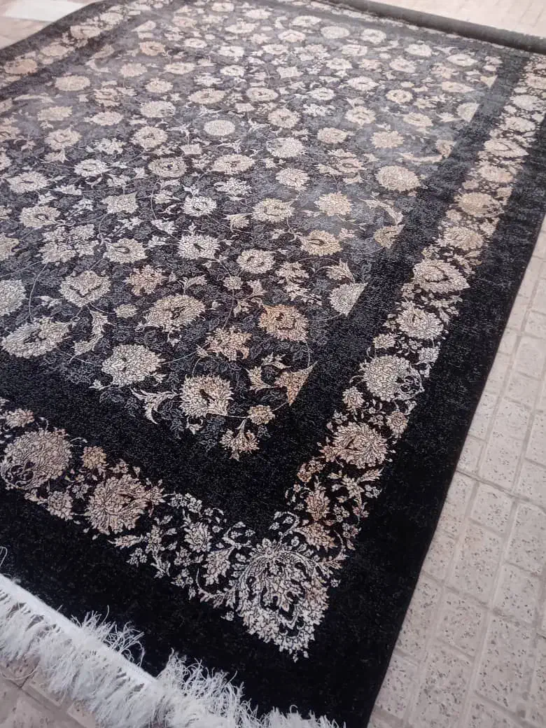 ۲تخته فرش700شانه تراکم2550تمام نخ نونواستفاده نشده|فرش|شاندیز, |دیوار