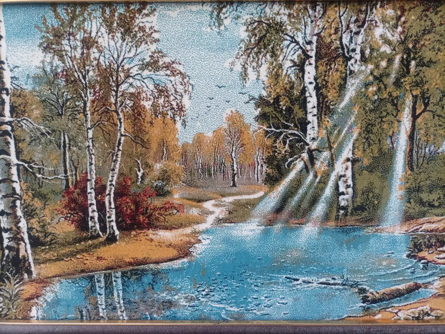 تابلوفرش ماشینی کاشان|تابلو فرش|تهران, هاشم‌آباد|دیوار