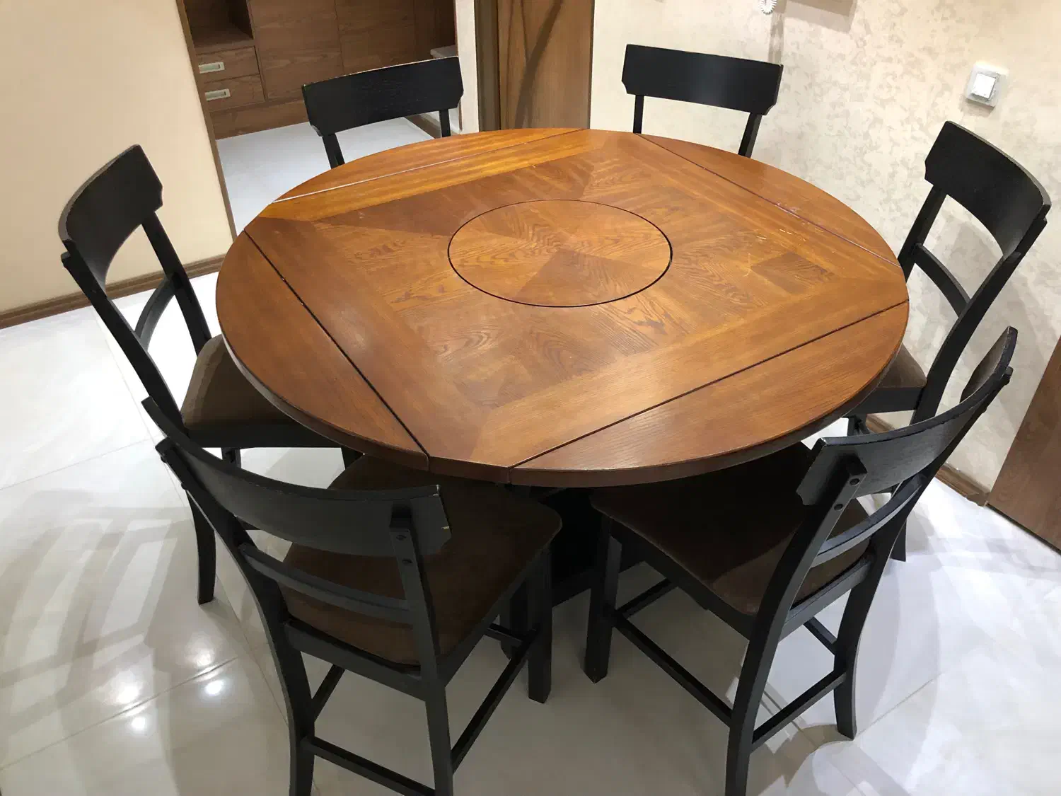 میز ناهار خوری ۶ نفره مالزی وارداتی|میز و صندلی غذاخوری|شیراز, ستارخان|دیوار