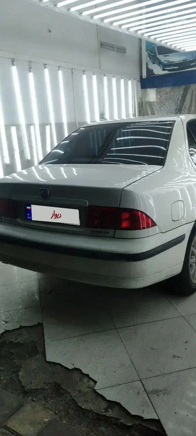 سمند ۸۸ سفید آک|خودرو سواری و وانت|مشهد, مصلی (کارمندان اول)|دیوار