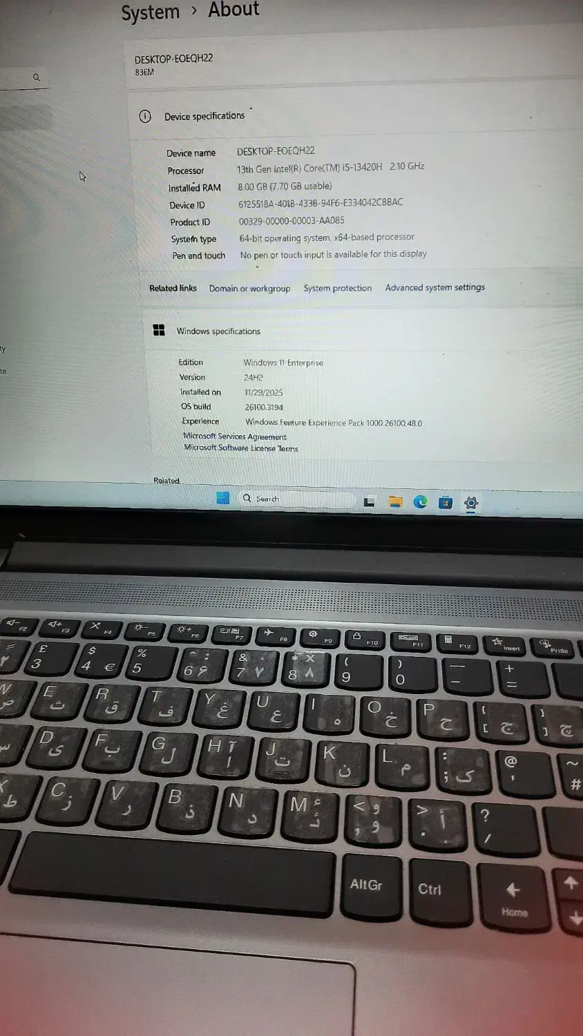 لپتاب LENOVO|رایانه همراه|فردیس, شهرک ۱۱۰|دیوار