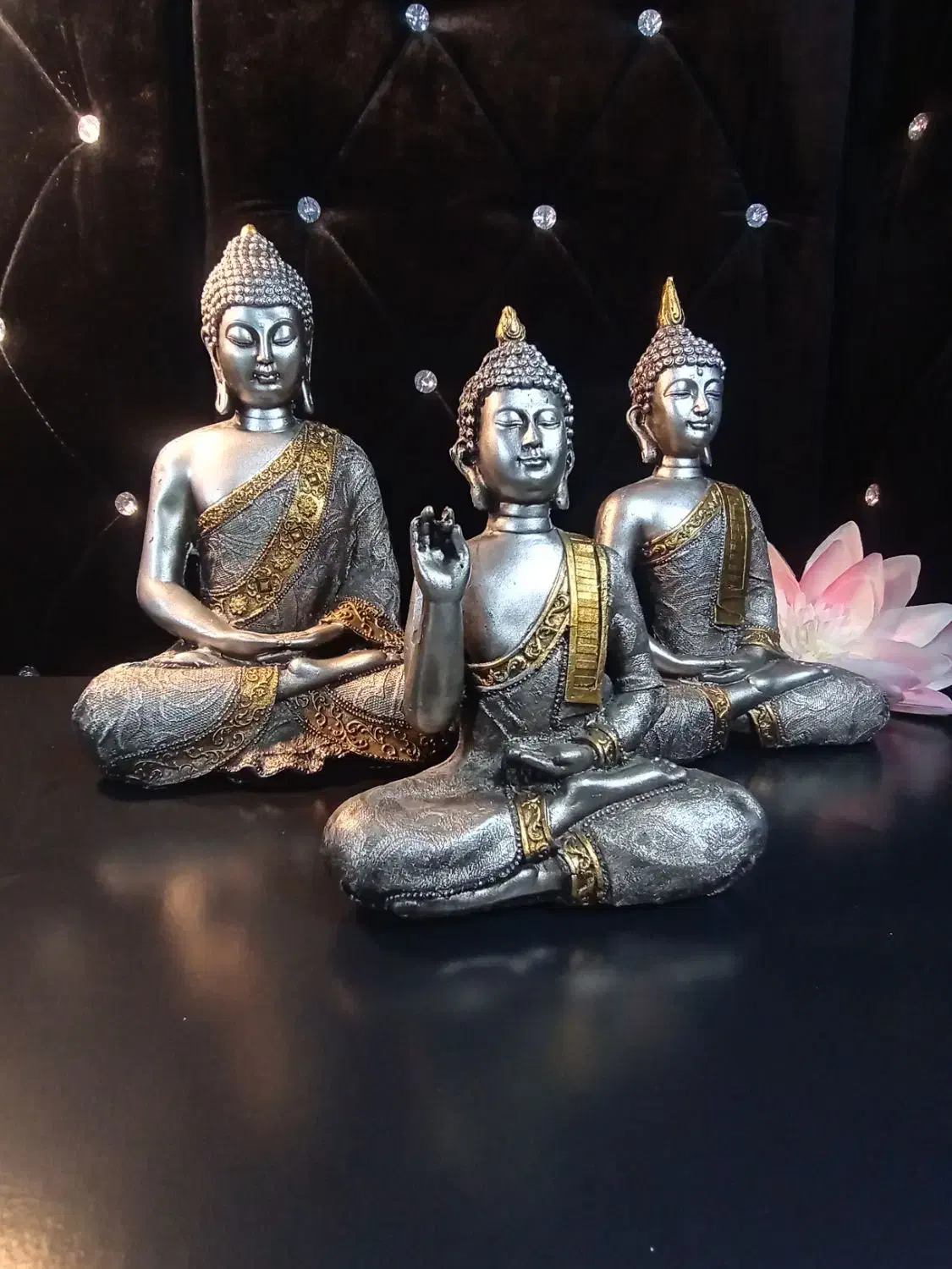 مجسمه بودا پلی استری رنگ ثابت|مجسمه، تندیس، ماکت|چهارباغ, |دیوار