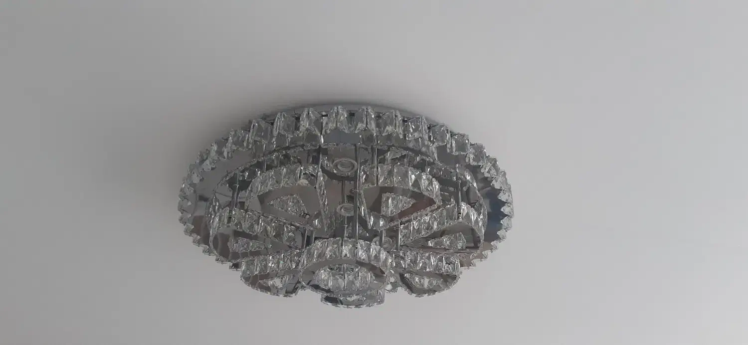 لوستر ال ای دی کریستالی|لوستر و چراغ آویز|اصفهان, شیخ اشراق|دیوار