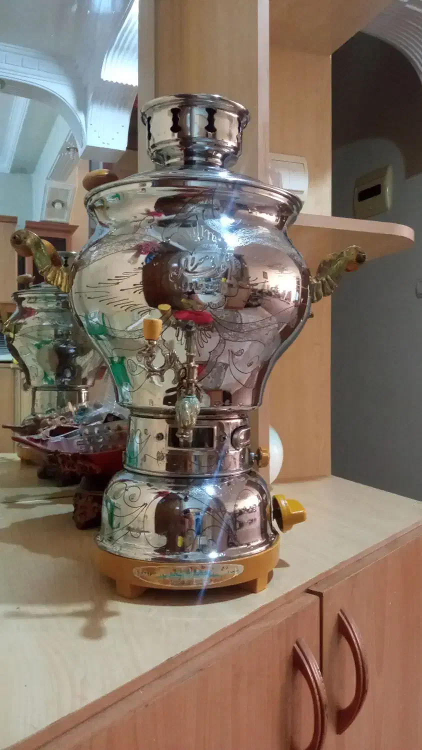 سماور گازی|سماور، چای‌ساز، قهوه‌ساز|برخوار, |دیوار