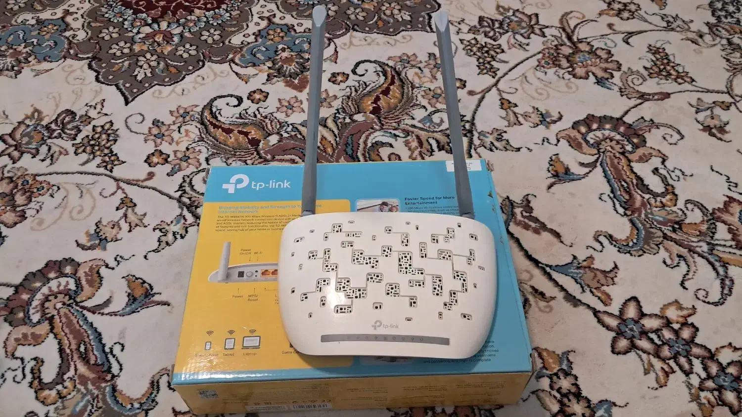 مودم tplink دو آنتن|مودم و تجهیزات شبکه|قم, پردیسان|دیوار