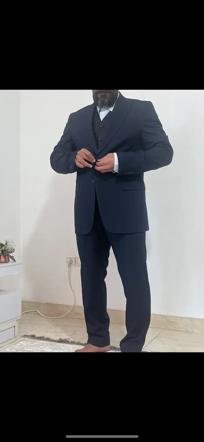 کت شلوار سورمه ای|لباس|مهاجران, |دیوار