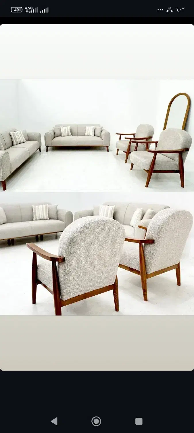 جهزیه راحتی کامل چوبی فقط ۶۰ میلیون|مبلمان خانگی و میز عسلی|جلفا, |دیوار