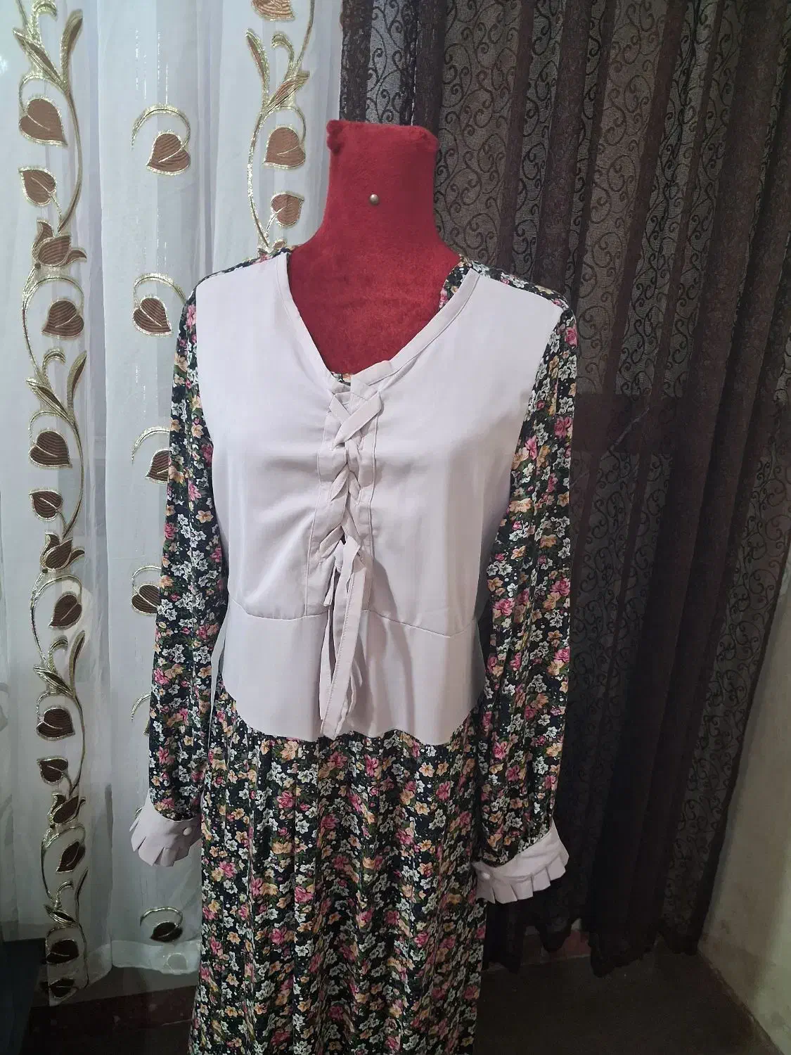 تونیک وژیله یلدایی وپیراهن شمالی سایز۴۴تا۴۸|لباس|قنوات, |دیوار