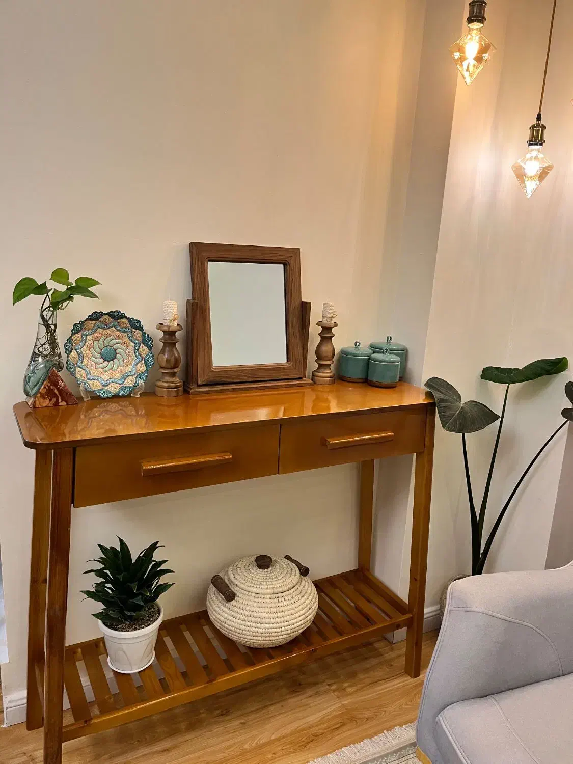 کنسول چوبی روس|بوفه، ویترین، کنسول|کرمانشاه, |دیوار