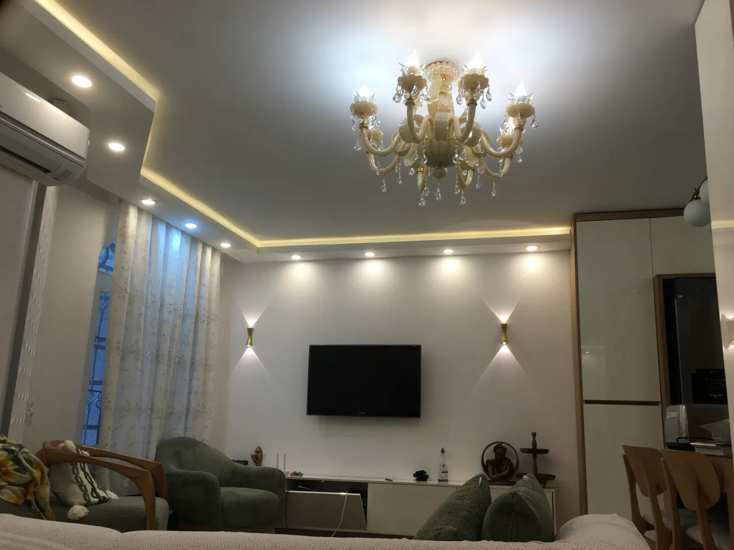 نصب تخصصی تلویزیون / لوستر / برق ساختمان / ارت|خدمات پیشه و مهارت|رشت, گلسار|دیوار