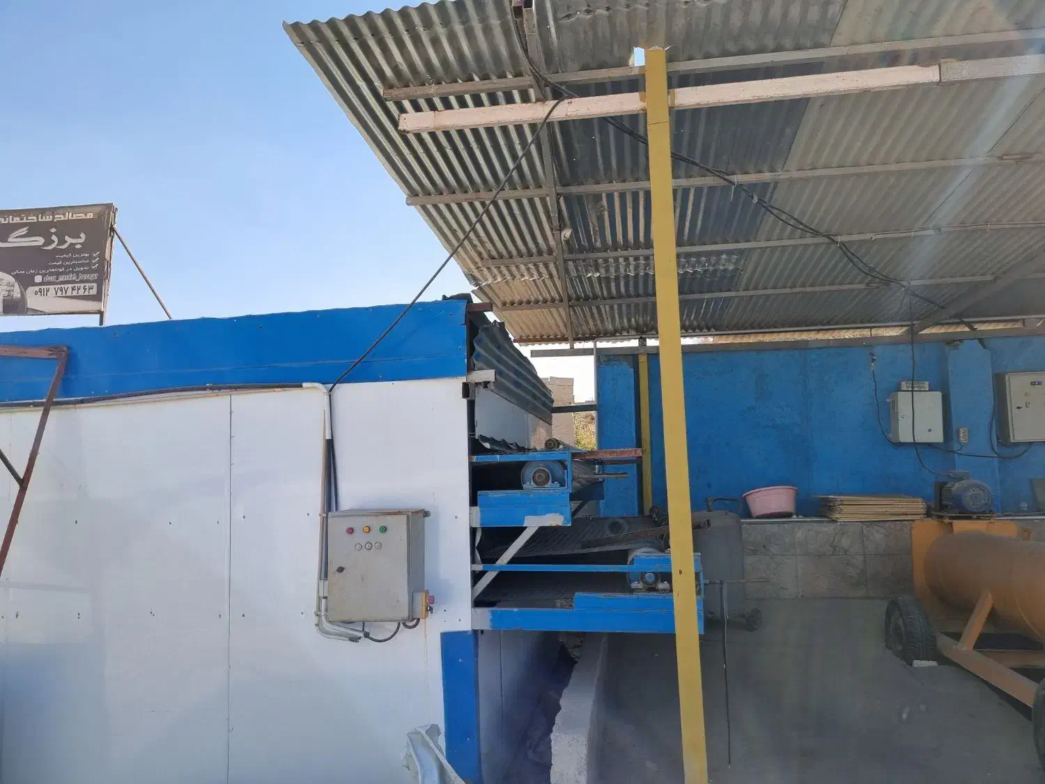 خشک کن تونلی وشستشوی رومیزی قالی|ماشینآلات صنعتی|رودهن, |دیوار