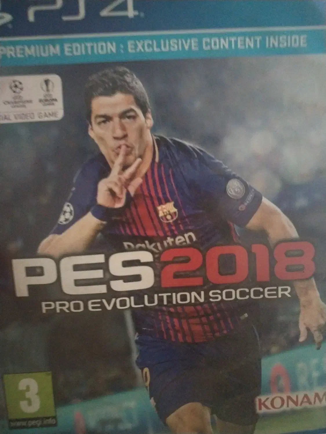 دیسک pes 18 ps5 ps4|کنسول، بازی ویدئویی و آنلاین|میاندوآب, |دیوار
