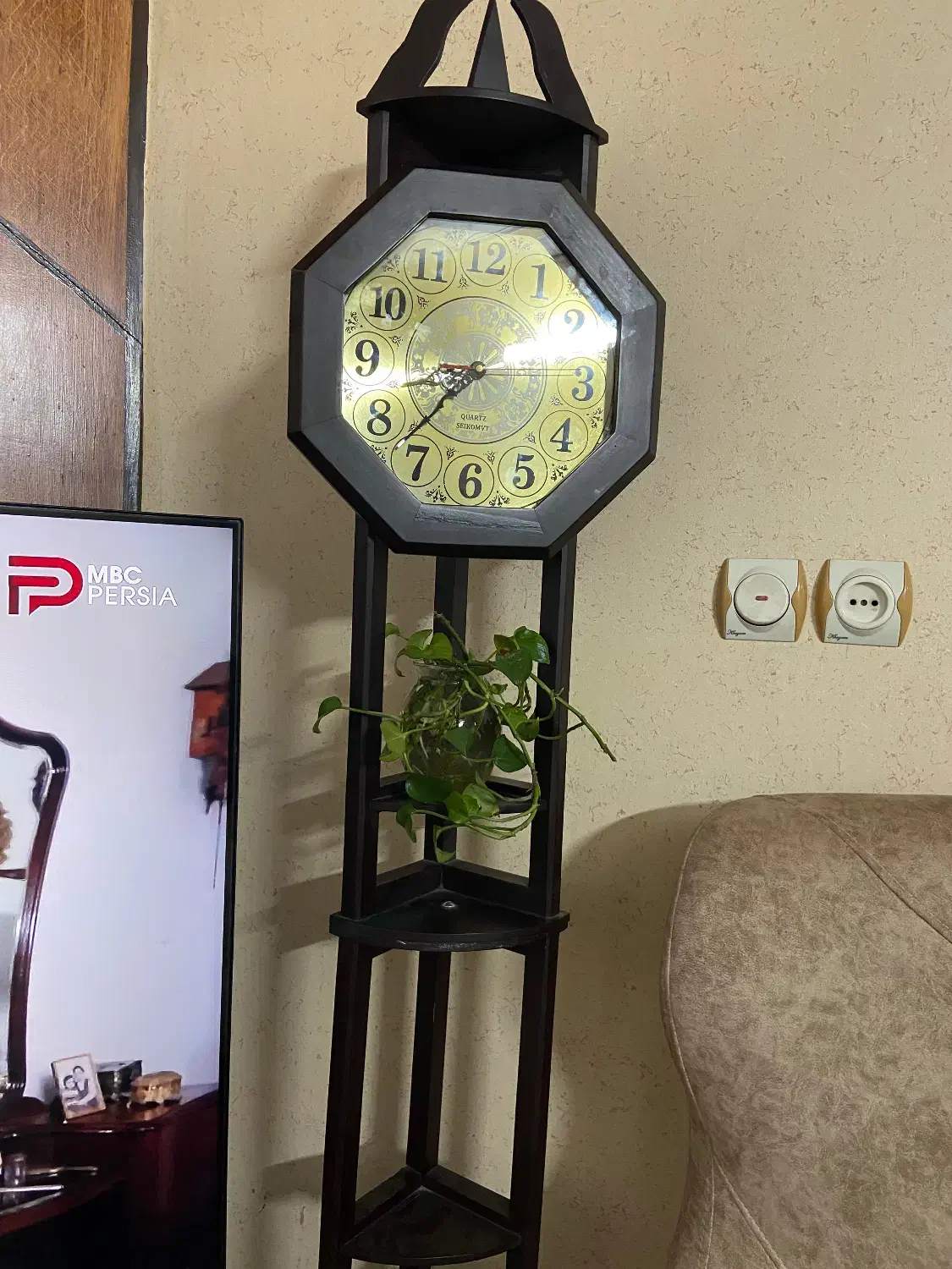 ساعت ایستاده چوبی|ساعت دیواری و تزئینی|شاهینشهر, عطار|دیوار