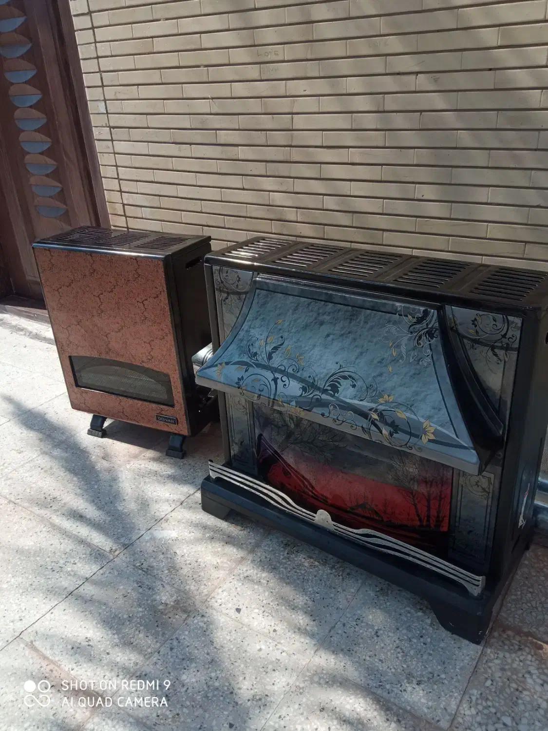 دوتا بخاری گازی|بخاری، هیتر، شومینه|بم, |دیوار