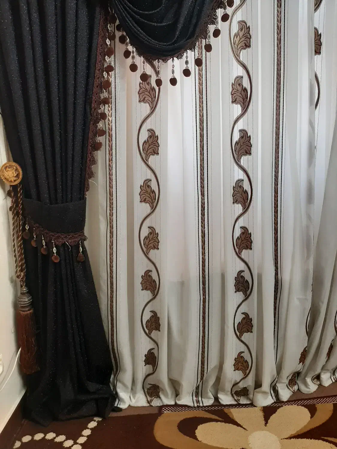 پرده|پرده، رانر، رومیزی|قم, شهرک شهرداری|دیوار