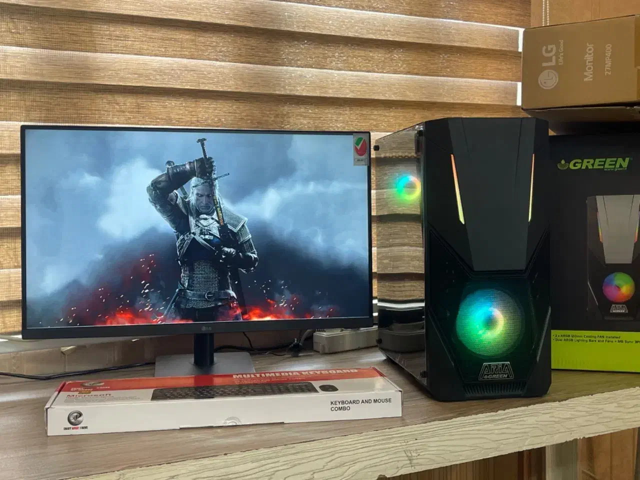 کامل کامپیوترCORI5گیمینگRGBرم16گرافیکDDR5گارانتی|رایانه رومیزی|تهران, شمیران‌نو|دیوار