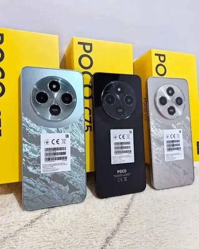 شیائومی Poco C75 (فقط بایک برگ چک بدون پیش پرداخت)|موبایل|مشهد, دانشجو|دیوار