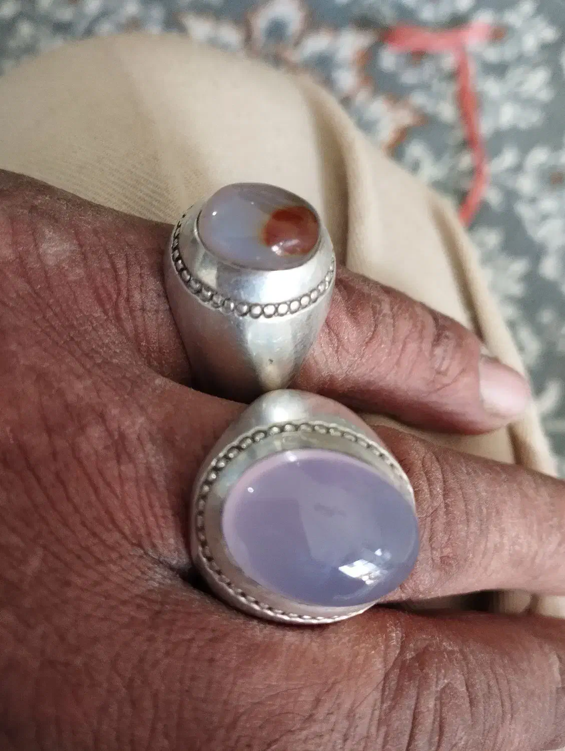 انگشتر عقیق کبود یمنی رکاب صدوقی|جواهرات|مشهد, شهید شهریاری|دیوار