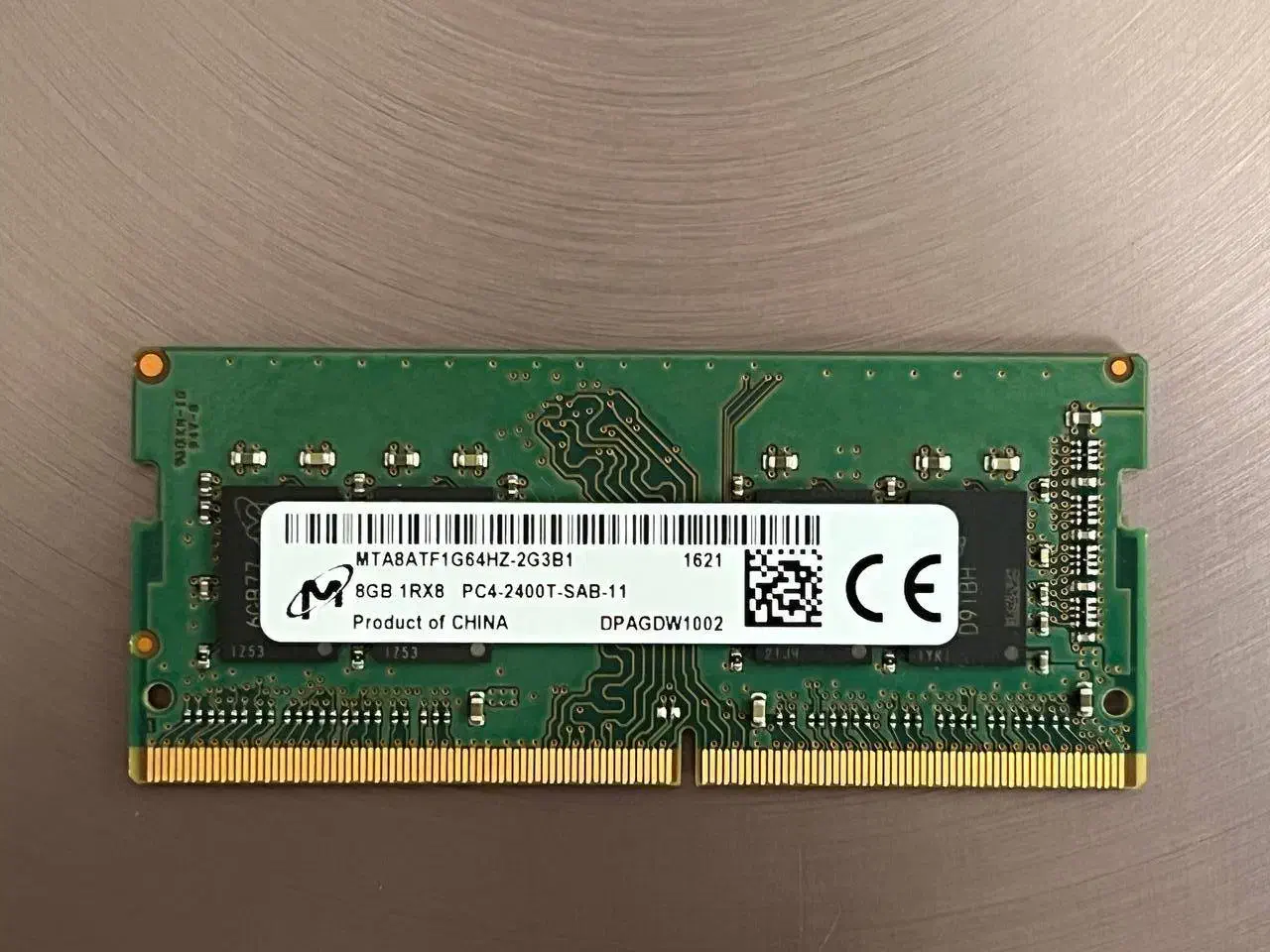 رم لپ تاپ DDR4 دو کاناله 2400 مگاهرتز میکرون 8 گیگ|قطعات و لوازم جانبی رایانه|تهران, کوی بیمه|دیوار