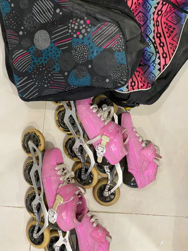 دو جفت اسکیت مارک بونت حرفه ای رنگ صورتی|دوچرخه، اسکیت، اسکوتر|دزفول, |دیوار