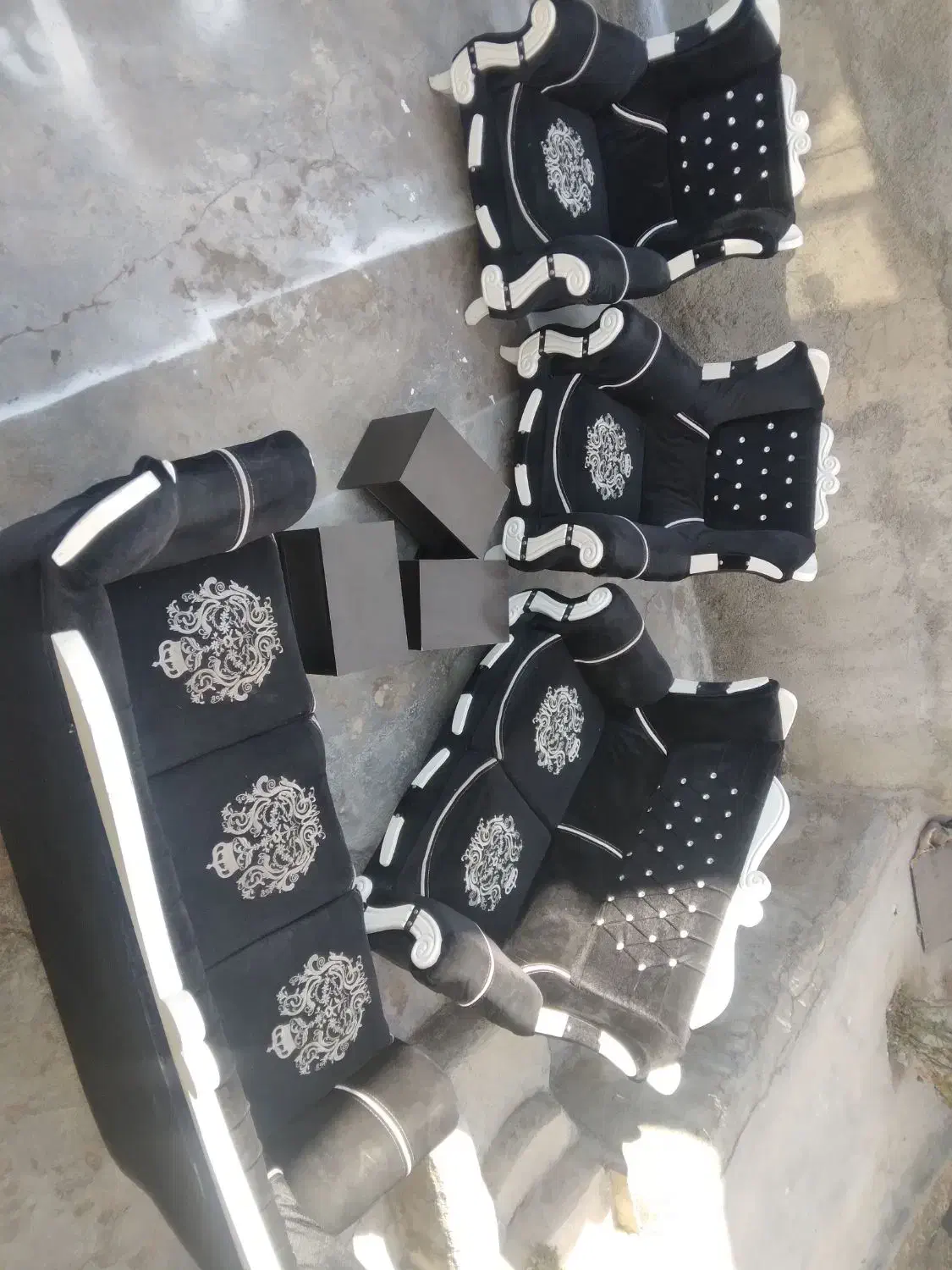 مبل 7نفره|مبلمان خانگی و میز عسلی|موچش, |دیوار