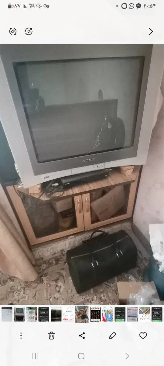 تلویزیون. سونی ۲۱ اینچ|تلویزیون و پروژکتور|بیرجند, |دیوار