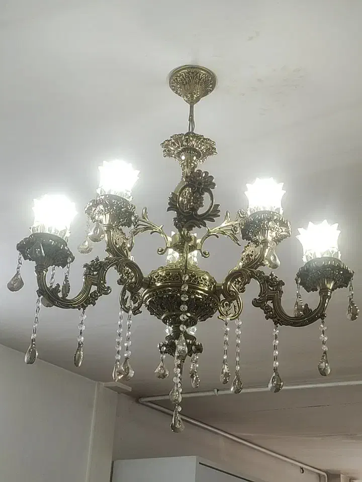 لوستر|لوستر و چراغ آویز|مشهد, شهید قربانی|دیوار