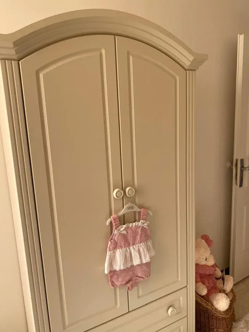 سرویس تخت نوزاد نوجوان و روتختی و پرده اشانتیون|اسباب و اثاث بچه|تهران, حکیمیه|دیوار