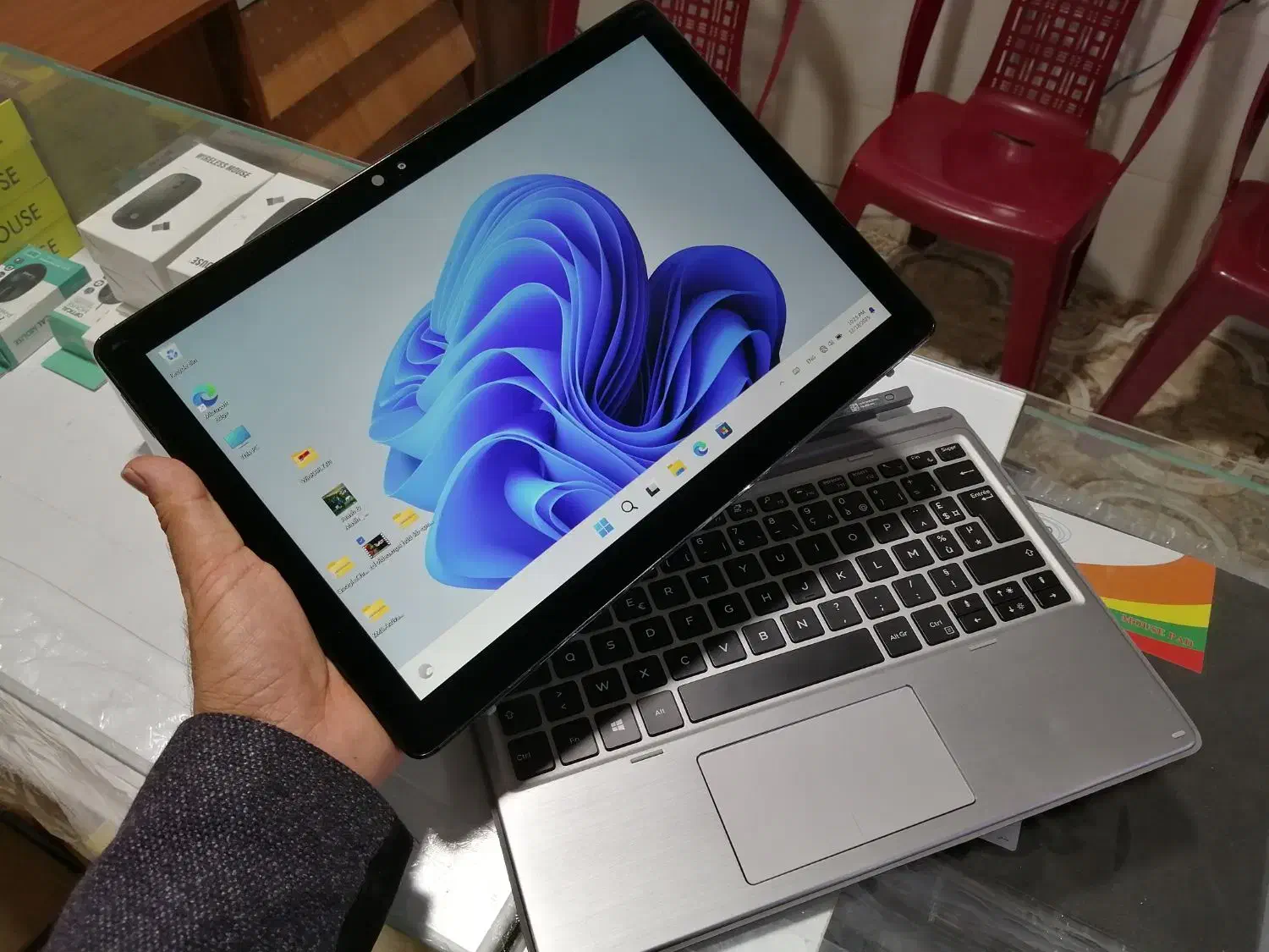 لپتاپ تبلت شو DELL core i5 نسل10 صفحه لمسی|رایانه همراه|سراوان, |دیوار