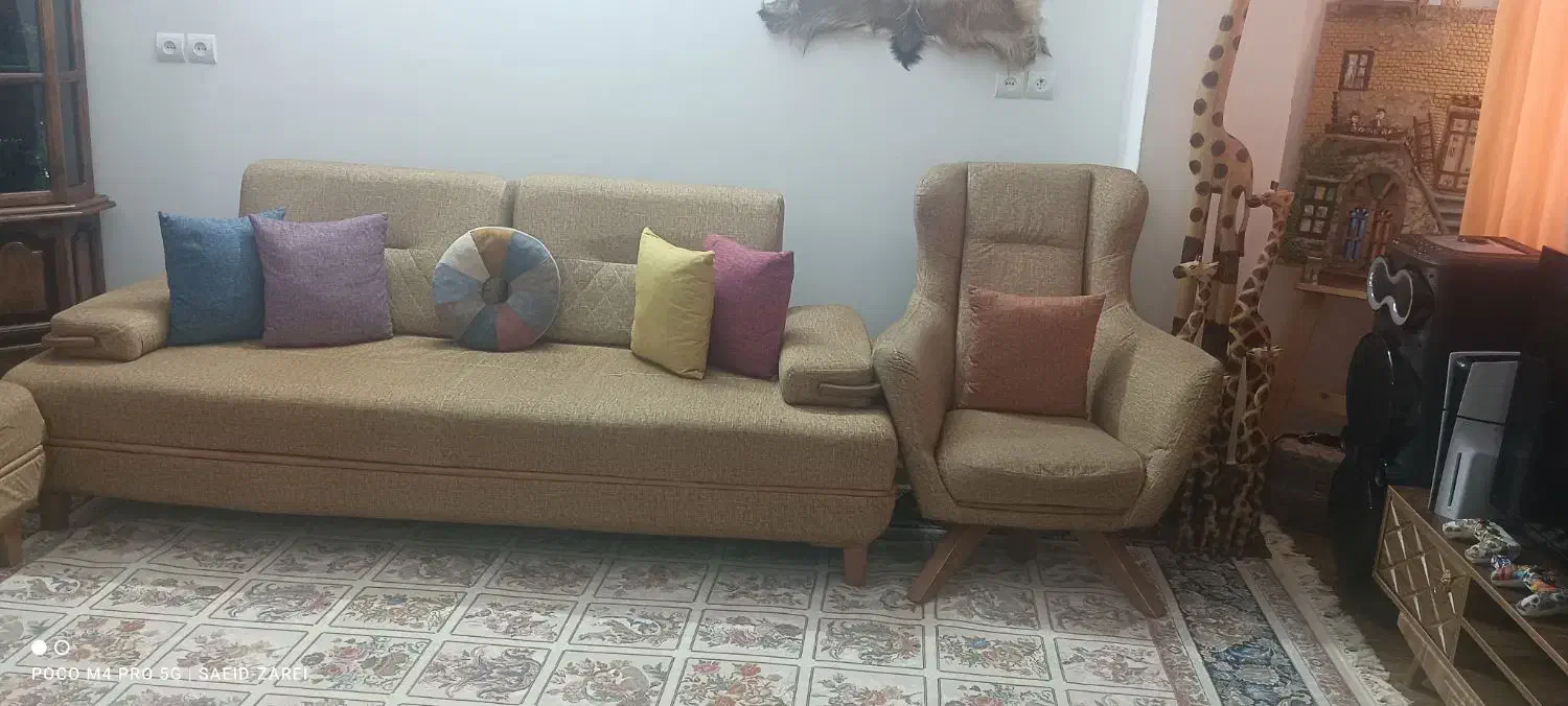 مبل راحتی تخت شو 8نفره|مبلمان خانگی و میز عسلی|گنبد کاووس, |دیوار