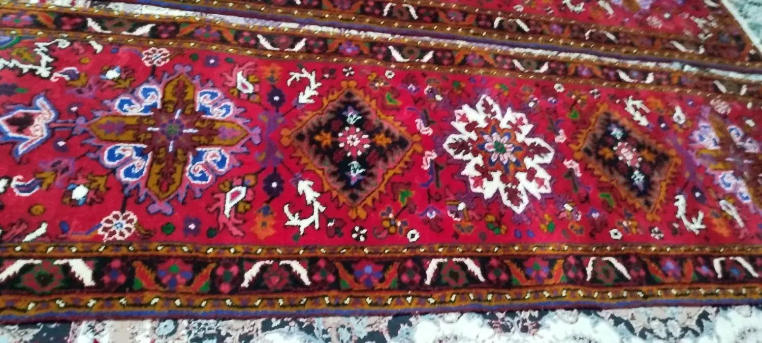 1جفت کناره دستبافت|فرش|باسمنج, |دیوار