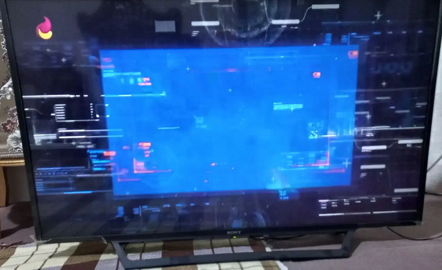 تلویزیون سونی۴۸اینچ اصل قدیمی|تلویزیون و پروژکتور|سلماس, |دیوار