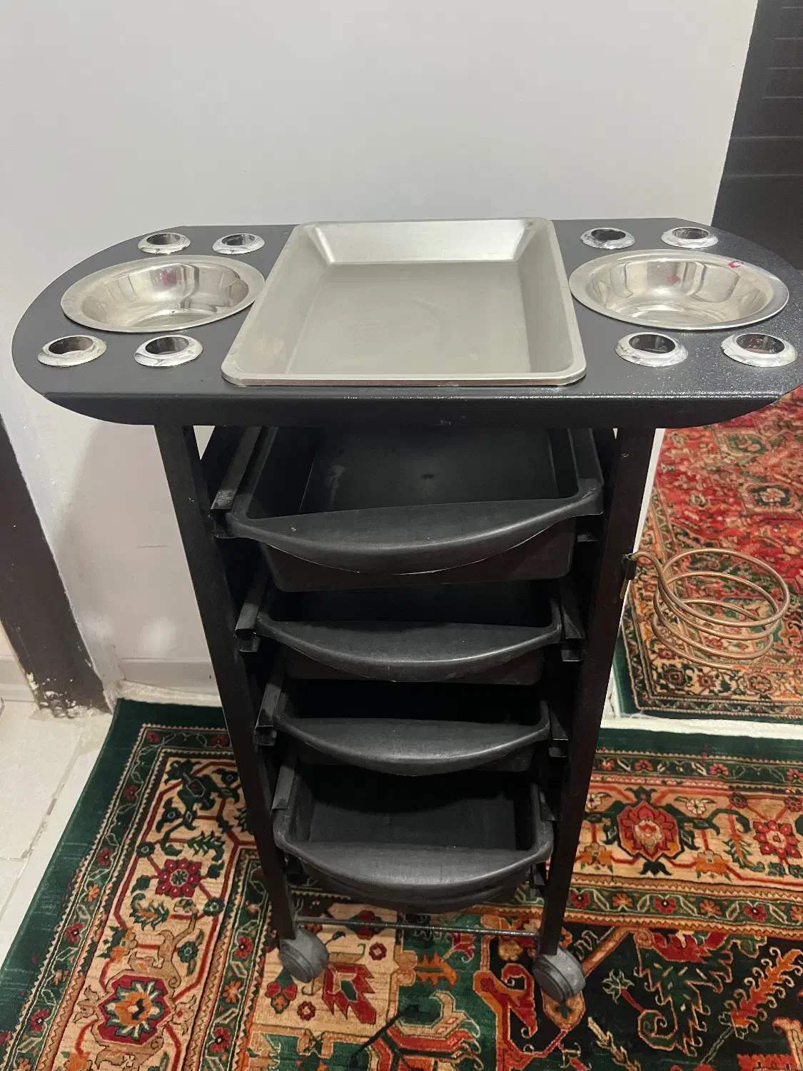 دوعددصندلی استاد کار یا مدیریت و یک عدد ترولی نو|دفتر کار|اسلامشهر, مظفریه|دیوار