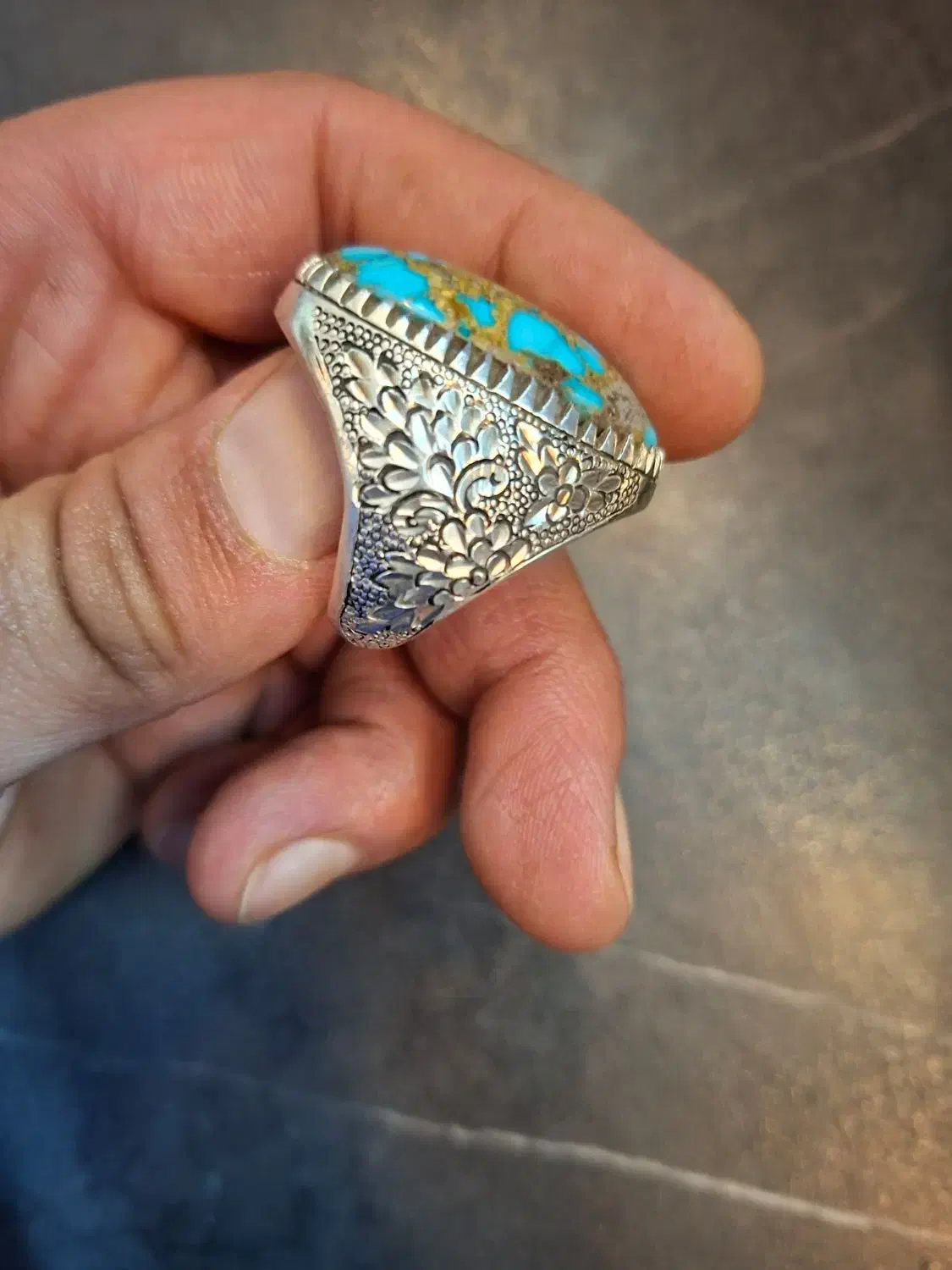 انگشتر فیروزه نیشابور|جواهرات|اصفهان, شیخ اشراق|دیوار