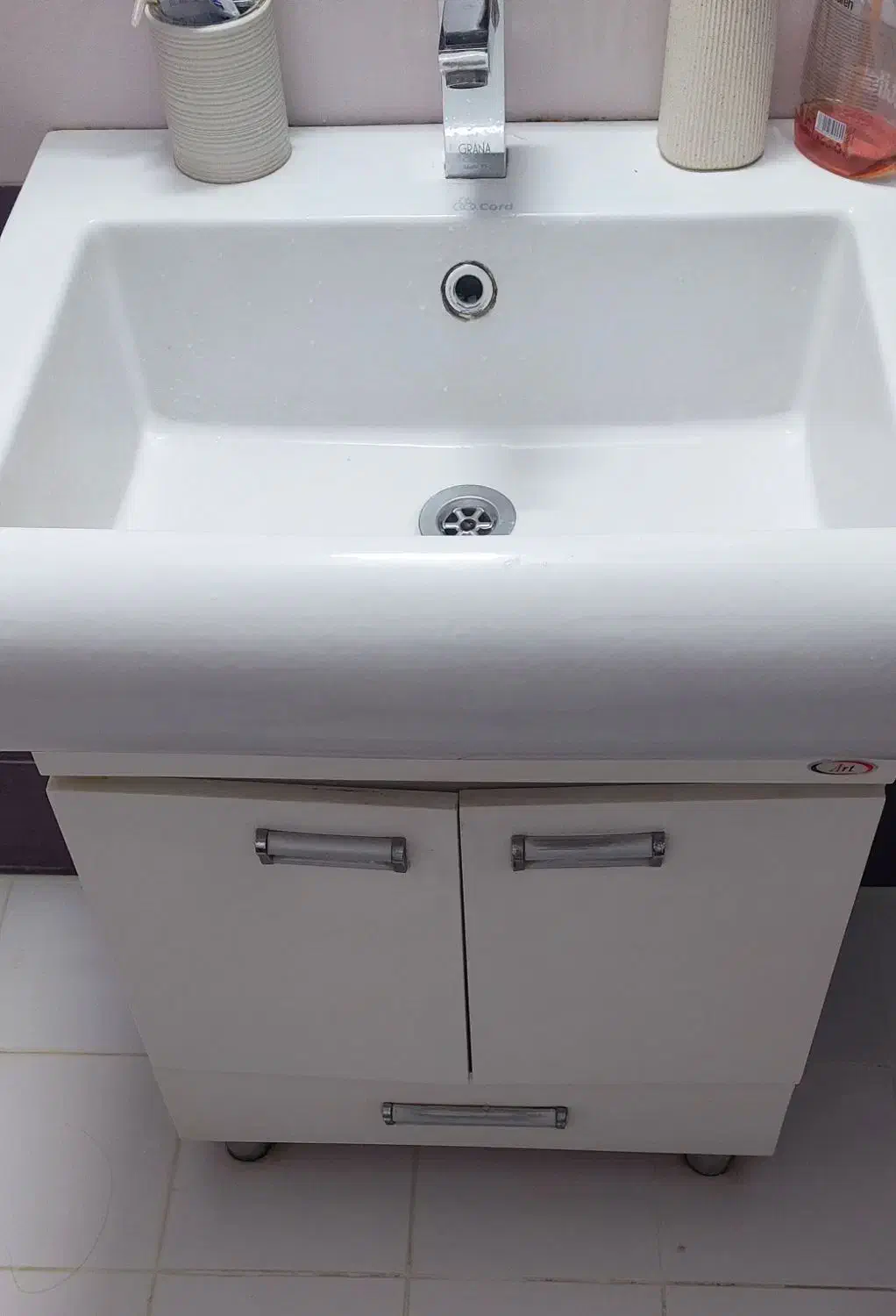 روشویی کابینتی بدون شیر|لوازم سرویس بهداشتی|گنبد کاووس, |دیوار