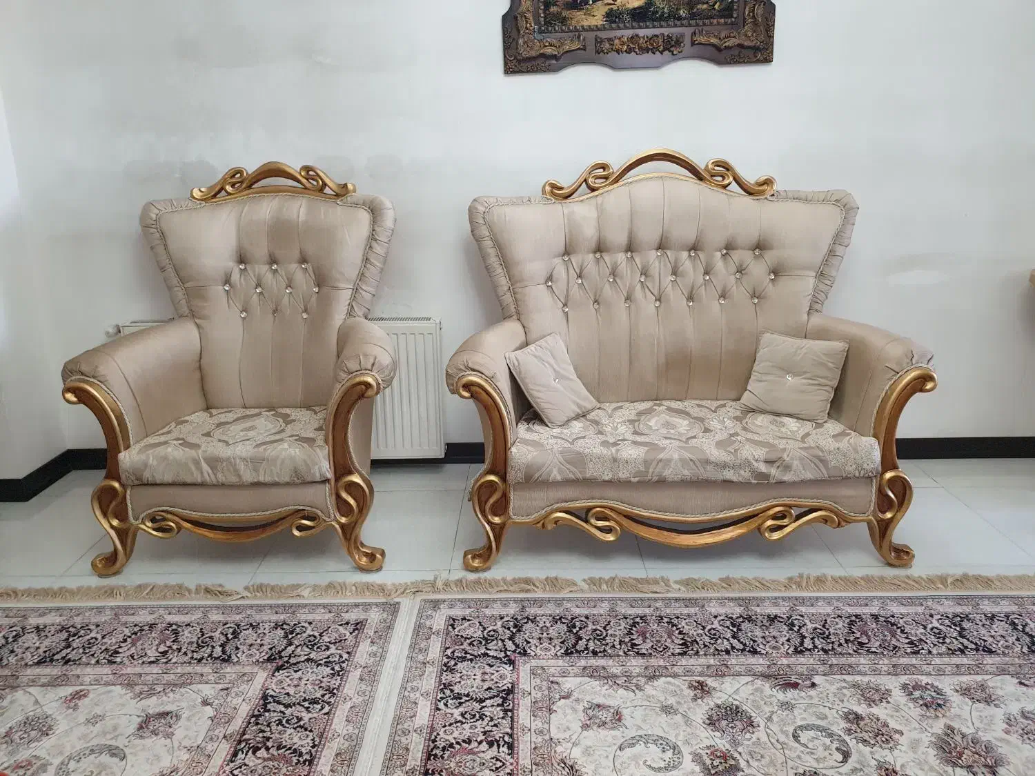 مبل ۷ نفره،دست دوم،مناسب برای خانه و باغ و ویلا|مبلمان خانگی و میز عسلی|اسلام‌شهر, شهرک سالور|دیوار